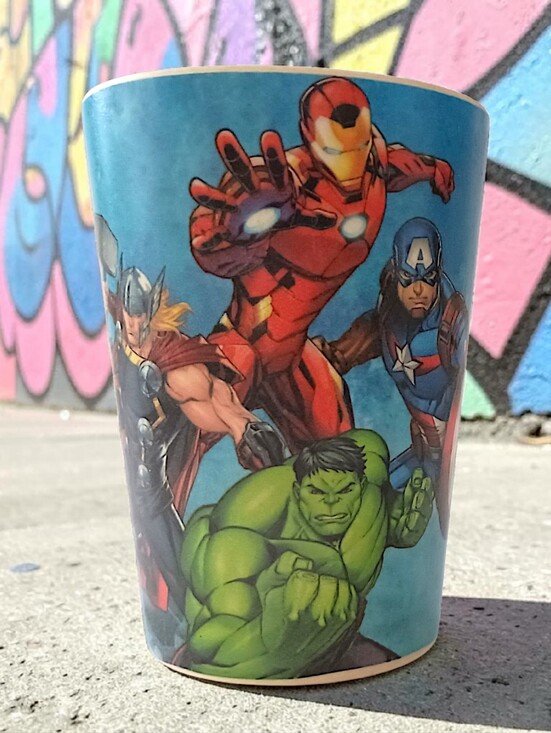 Marvel Other - Vintage Marvel Avengers Melamine Cup 0121A Comic Plastic Super Heroes The Hulk